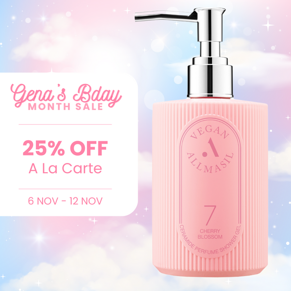 ALLMASIL 7 Ceramide Perfume Shower Gel (Cherry Blossom) Stellar KBeauty