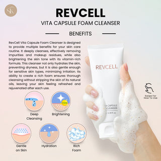 ReVcell - ReVcell Vita Capsule Foam Cleanser - Stellar K - Beauty