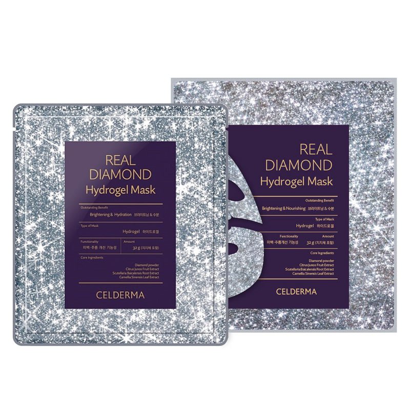 CELDERMA - CELDERMA Hydrogel Mask (Gold, Black Pearl, Diamond) - Stellar K-Beauty